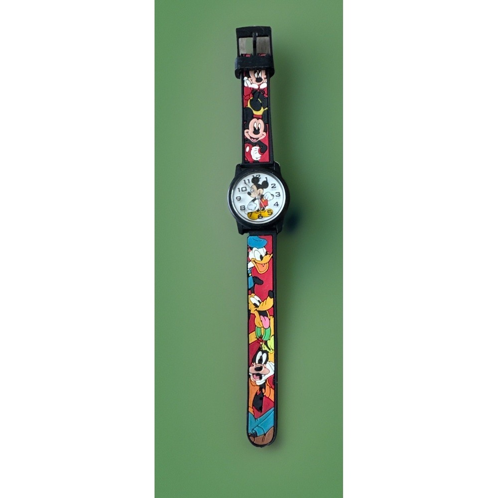 Vintage Disney SII Marketing Seiko Mickey Mouse Watch MU0081 Pluto Goofy Donald